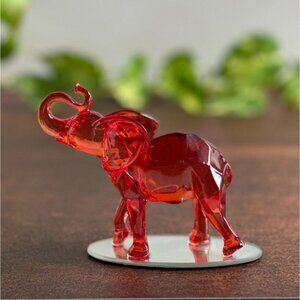 B. Jensen Red Diamond Elephant Figurine